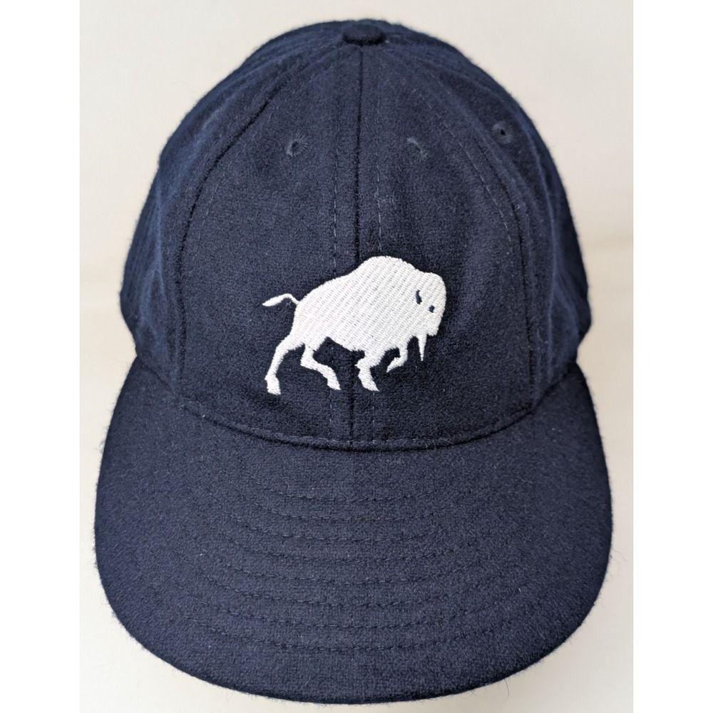 Ebbets Field Flannels Limited Edition 50 Buffalo Bisons Wool Cap Hat 7 7/8 USA